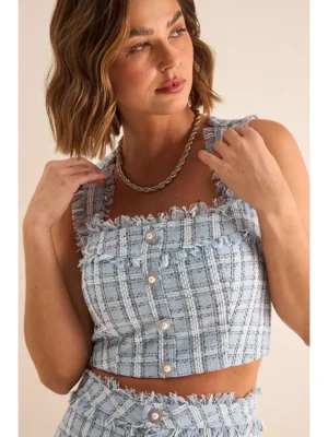 Cropped tweed Mikkeli