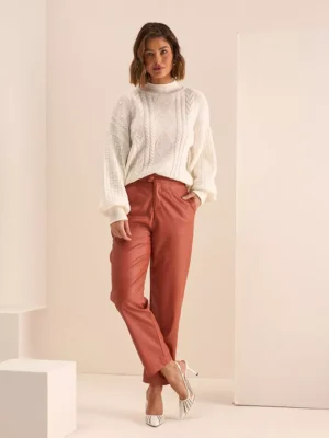 Calça reta Raquel
