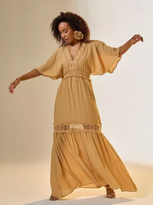 Vestido longo Capri