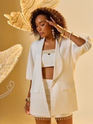 Blazer pérola conceito