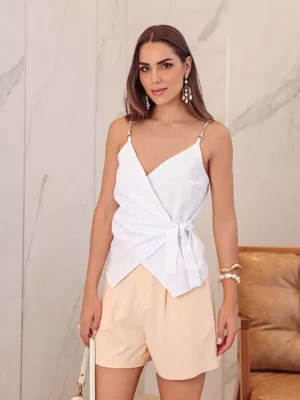 Blusa transpassada Ayla