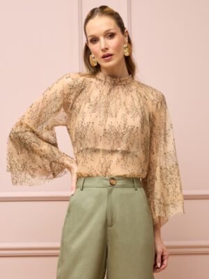 Blusa de renda alice