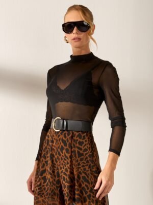 Blusa justa tule