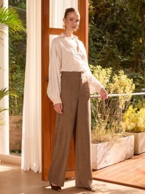 Calça wide leg sylena